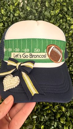 Vista Murrieta High School Football  "End-Zone" Trucker Hat Sports Fan Cap One Size Fits Most, Sports Fan Cap Hat One Size Fits Most, Go Broncos, 15 Aug, High School Football, School Football, Trucker Cap, Gift Registry, Caps Hats