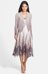 Komarov Embellished Neck Charmeuse Dress & Chiffon Jacket (Regular & Petite) Neckline Drawing, Charmeuse Dress, Chiffon Jacket, Sequin Bridesmaid, Sequin Bridesmaid Dresses, Boho Clothes, Mother Of Groom Dresses, Groom Dresses, Bride Groom Dress