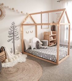 Toddler Bedroom, Dekorasi Kamar Tidur, Toddler Rooms, Baby Room Design, Toddler Bedrooms, House Bed, Big Girl Rooms, Baby Bedroom