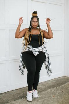 Shacket Plus Size, Plus Size Athleisure Outfits, Plus Size Business Attire, Catsuit Outfit, Summer Loving, Cami Jumpsuit, Baggy Style, Aesthetic Lifestyle