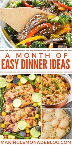 easy dinner ideas that are great for the whole family