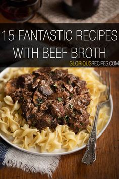 Recipes With Beef Broth Recipes With Beef Broth, Japanese Mushroom Soup, Soup With Beef Broth, Recipes With Beef, Delicious Soups, Tasty Pasta, The Best Recipes, Beef Broth