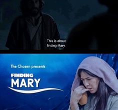 two movies with one showing mary and the other saying, finding mary is about finding mary