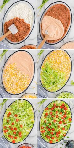 the steps to make an enchilada salad