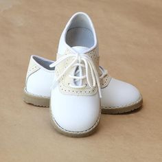 L'Amour Boys Beige Saddle Oxford Lace Up Dress Shoes – Petit Foot