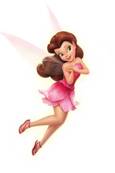 a cartoon character is flying in the air with her hand on her chest and eyes closed