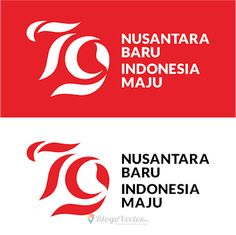 the logo for indonesia's national football team is shown in red and white colors