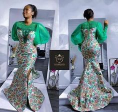 Classy Long Dress, Dresses With Lace, African Dresses Modern, African Wear Dresses