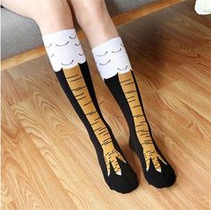 One Size：EU 36-42 Material: Cotton Material: SpandexObscene Picture: NoModel Number: 50311-50316Pattern Type: stripedItem Length: 35cm/42cmItem Type: StockingsGender: WOMENThickness: STANDARDStyle: 6 StylesSize: EU Size 36-42Weight: 50g/60gFabric: 70%Cotton/30%SpandexFunction: Absorb sweat/Anti-friction/BreathableFor the season: Spring/Summer/Autumn/WinterApplicable categories: Women/GirlsService: Retail/Dropshipping/WholesalePackaging: Simple wrappedPattern: PrintSocks type: Stockings Chicken Socks, Genshin Impact Outfits, Hello Kitty Socks, Korea Clothes, Medical Socks, Chicken Costume, Socks Thigh High, Skirts Pattern, Socks Ideas