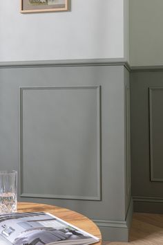 Wall Panels | Handcrafted Wall Panelling | Naturewall Dining Room Brick Accent Wall, Half Wooden Wall Panelling, Dado Rail Panelling Living Room, Dado Wall Panelling, Panelling In Lounge, Front Room Accent Wall, Half Panel Half Wallpaper, Front Room Panelling, Double Height Wall Panelling