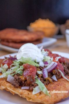 Indian Fry Bread (Low Carb) #trimhealthymama #thm #thms #keto #navajofrybread #indianfrybread #frybread #glutenfree Indian Fry Bread Recipe, Navajo Fry Bread, Fry Bread Recipe, Indian Fry Bread, Crazy Bread, Plate Of Food, Fried Bread, Fry Bread, Thm Recipes