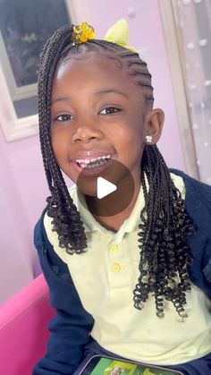 Half Up Half Down Braids Kids, Toddler Braided Hairstyles With Beads, Kids Braids With Beads, Princess Crowns, Kid Braid Styles, Hair Business, Kids' Braids, Braids With Beads