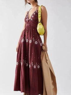 Material: Synthetic Fiber
Style: Office Lady
Waist Type: Natural Factors
Fabric Type: Polyester
Age: Senior
Season: Summer
Gender: Women Hippie Prom Dress, Hippie Prom, Fashion Definition, Hippie Fits, Senior Season, France Outfits, Fantasy Outfits, Bohemian Flower, Real Fashion