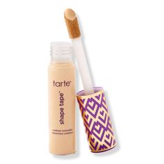 22N Light Neutral Shape Tape Full Coverage Concealer - Tarte | Ulta Beauty Tarts Concealer, Tart Concealer, Concealer Tarte, Tarte Concealer, Tarte Shape Tape Concealer, Burgundy Lips, Grey Makeup, School Morning, Shape Tape Concealer