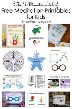 the ultimate list of free meditation printables for kids