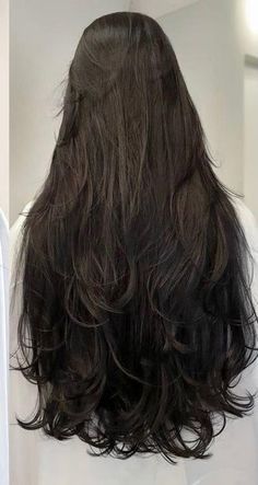 Indian Hair Cuts, Long Shiny Hair, Long Indian Hair, Long Black Hair, Haircuts For Long Hair, Long Wavy Hair, Beautiful Long Hair