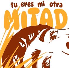 an image of a cat with its mouth open and eyes wide open, in spanish