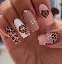 Summer Nails 2023 Color Trends, Nails 2023 Color Trends, 2023 Color Trends, Short Coffin Nails Designs, Summer Nails 2023, Cheetah Print Nails, Fancy Nail Art, Long Acrylic Nail Designs, 2023 Color