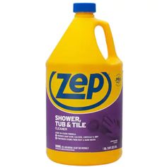 a gallon of zep shower tub and tile cleaner