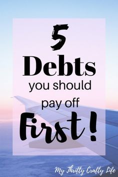 5 Debts to Pay First! Simple Business Ideas, Debt Payoff Plan, Credit Debt, Debt Freedom, Money Makeover, Solving Problems, Money Management Advice, Financial Life Hacks, Long Run