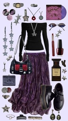 Whimsy Goth Fall Outfits, Whismgoth Aesthetic, Witchcore Fashion, Whimsigoth Outfits, Whimsy Witch, Whimsical Gothic, Looks Pinterest