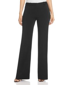 Kobi Halperin Melina Pants Elegant Stretch Wide-leg Pants, Sleek Black Full-length Pants, Chic Full Length Evening Pants, Chic Full-length Evening Pants, Formal Stretch Wide-leg Bottoms, Stretch Full-length Evening Pants, Chic Evening Pants In Elastane, Black Elastane Wide Leg Pants, Stretch Wide-leg Formal Pants