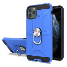 an iphone case with a kickstand holder and ring on the back of it