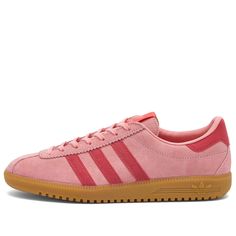 Adidas Bermuda W Semi Pink Spark, Preloved Scarlet & Gum | END. Adidas Bermuda, Plateau Sneaker, Adidas Sneaker, Shoe Inspo, Pink Sneakers, Hot Sneakers, Clarks Originals, Pink Adidas, Adidas Gazelle