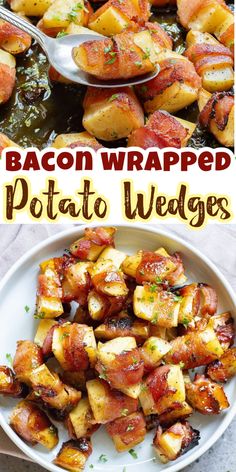 Bacon Wrapped Potatoes - Everyday Eileen