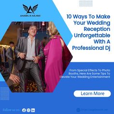 10 ways to make your wedding reception unforgettable with a professional DJ Professional Dj