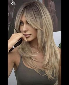 Hairstyles for Special Occasions: Dress Up in Style Long Curtain Bangs Short Hair, Hairstyles For Layered Hair, Girl Lifestyle, Blonde Hair Inspiration, Long Hair With Bangs, Long Blonde, Hair Color And Cut, Short Hairstyle, Long Layered Hair