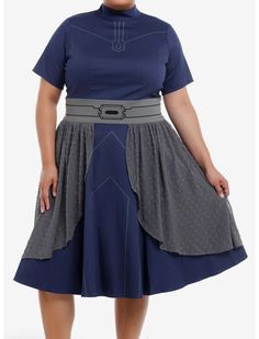 Her Universe Star Wars Ahsoka Tano Retro Dress Plus Size Her Universe Exclusive Star Wars Ahsoka Tano, Plus Size Clothes For Women, Star Wars Dress, Star Wars Ahsoka, Cutout Sweater, Culture Clothing, Her Universe, Plus Size Clothes, Iconic Dresses