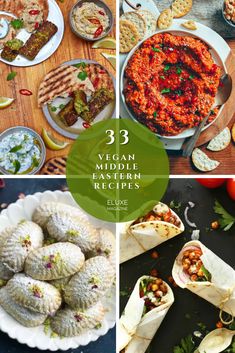 These vegan Middle Eastern recipes will bring some of the world’s tastiest cuisine straight to your table Vegetarian Middle Eastern Recipes, Vegan Mezze, Mezze Recipes, Arabic Food Recipes, Food Recipes Vegetarian, Vegetarian Asian, Vegan Plate, Vegetarian Sandwich