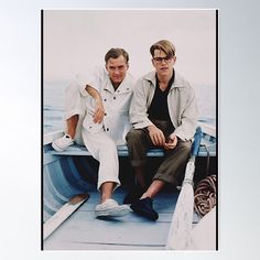 High-quality posters to hang in dorms, bedrooms or offices. Multiple sizes are available. Printed on 185gsm semi gloss poster paper. Additional sizes are available. talented mr ripley Vicky Christina Barcelona, The Talented Mr Ripley, Talented Mr Ripley, Mr Ripley, Don Pedro, Shia Labeouf, I Love Cinema, Jude Law, Matt Damon