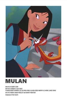 an image of mulan from disney's the princess and the frog movie poster