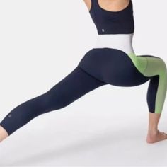 Power High Waisted Legging 7/8 Workout . New With Tags. Size Small . Side Slit Pockets. True Color In Pictures Navy Blue , Green , White Sweaty Betty Leggings, Sweaty Betty, Colorful Pictures, High Waisted Leggings, Colorful Leggings, True Colors, Pant Jumpsuit, Blue Green, Pants For Women