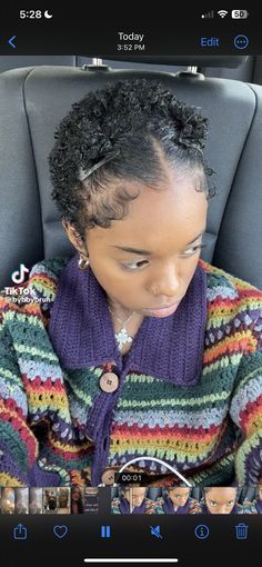 Short Natural Hair With Headband, Curly Short Natural Hair, Short Short Natural Hairstyles, 4c Short Afro Styles, Twa Rubber Band Hairstyles, Short 4c Slick Back, Big Chop Black Women 4c, Twa Highlights, Moisturized 4c Hair