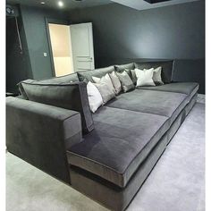 OLIVIA CINEMA SOFA - Couchek Large Comfy Sofa, Deep Couch Oversized, Huge Couch, Huge Sofa, Cinema Sofa, Private Cinema, Deep Couch, Lounge Couch