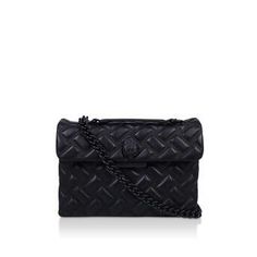 Women's Totes, Clutches & Shoulder Bags | Kurt Geiger Black Quilted Leather Flap Bag, Quilted Double Flap Shoulder Bag For Evening, Evening Quilted Double Flap Shoulder Bag, Designer Black Quilted Flap Bag, Designer Quilted Black Flap Bag, Black Quilted Flap Bag For Evening, Black Quilted Flap Bag For Formal Occasion, Formal Black Quilted Flap Bag, Black Quilted Crossbody Flap Bag