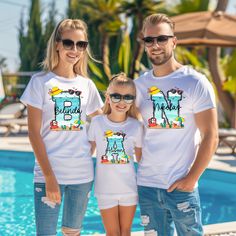 Family Beach Vacation T-Shirt, Add Your Name Shirt, Custom Family Matching Shirt, Beach Doodle Letters Shirt, Gift For Family, Summer Beach  Price is per Shirt **Discover Comfort and Durability For our printing, we've handpicked top-quality shirts from Bella Canvas and Gildan SoftStyle brands, renowned for their excellence in the industry. *Bella Canvas* - Available in unisex sizes - Weighing 4.2 oz. - Solid colors feature a luxurious blend of 100% Combed Cotton and Ring-Spun Cotton. - Athletic Beach Doodle, Doodle Letters, Family Summer, T Shirt Painting, Doodle Lettering, Family Beach, Gift For Family, Family Matching, Matching Shirts