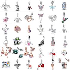 925 Sterling Silver charms in various styles, all our charms come with a velvet gift pouch  We have high quality silver charm's for every occasion. Make your bracelet to your own unique individual style 💐 Fits pandora bracelet, the hole size of charms is 4.5mm  As always thanks for viewing 🤍 Pandora Bracelet Cross Charm, Pink Sterling Silver Dangle Charms, Sterling Silver Dangling Charms Jewelry For Mother's Day, Valentine's Day Silver Dangle Charms, Removable Charms For Jewelry Making, Mother's Day Sterling Silver Jewelry With Dangling Charms, Sterling Silver Pendant Charms, Sterling Silver Pendant Charms For Mother's Day, Heart Charm For Mother's Day