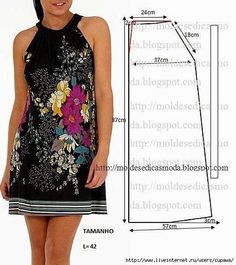 a women's dress size guide with measurements for the top and bottom half of it