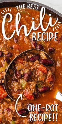 the best chili recipe one pot recipe