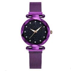 Unique Watches, Sky Watch, Purple Lady, Star Watch, Watches Women, Women Watches, Girls Watches, Watches Unique, Watches Women Fashion