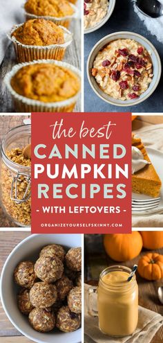 the best canned pumpkin recipes with leftovers