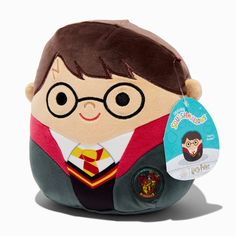 Claire's Squishmallows™ Harry Potter™ 8" Plush Toy Harry Potter Plushies, Harry Potter Theme Birthday, Harry Potter Toys, Crown Hair Clip, Sensitive Ears Earrings, Piercing Kit, Flower Crown Hairstyle, Disney Emoji, Wink Wink