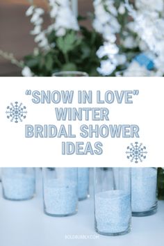 snow in love winter bridal shower ideas