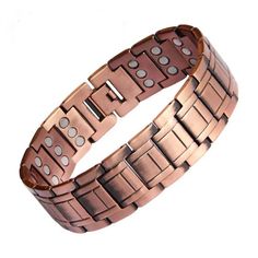 Magnetic Bracelet for Men Women Largest 3 Rows Balance Energy - Etsy Bosnia and Herzegovina Balance Energy, Magnetic Therapy, Great Gifts For Men, Healing Jewelry, Bracelet For Men, Magnetic Bracelet, Copper Bracelet, Healing Bracelets, Pure Copper