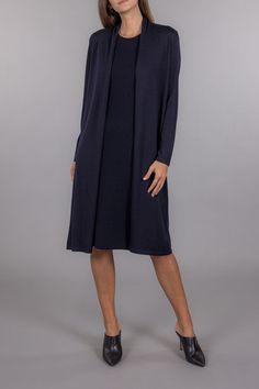 TL33R24 - 100% Cashmere- Lightweight- Hits below the knee- Model is 5'9" and wearing a size Small Knee-length Fall Outerwear For Daywear, Fall Knee-length Outerwear For Daywear, Knee-length Cardigan For Fall, Duster Cardigan, Dress With Cardigan, Every Woman, Sale House, Cashmere, Lounge Wear