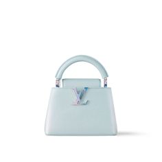 Louis Vuitton Capucines Mini, Capucines Mini, Louis Vuitton Capucines, Louis Vuitton Official Website, Handbags Louis Vuitton, Mini Blue, Cute Handbags, Luxury Purses